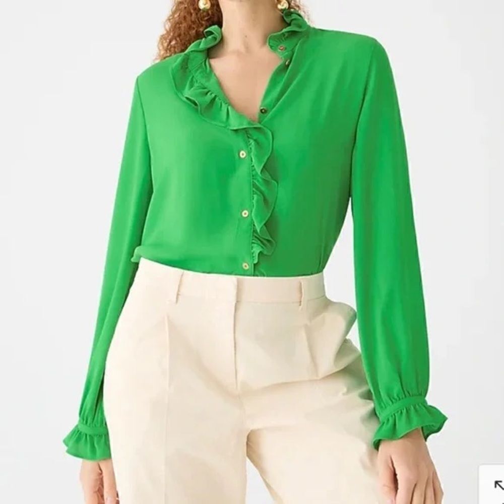 J Crew Drapey CottageTop NWT - Picture 3 of 12